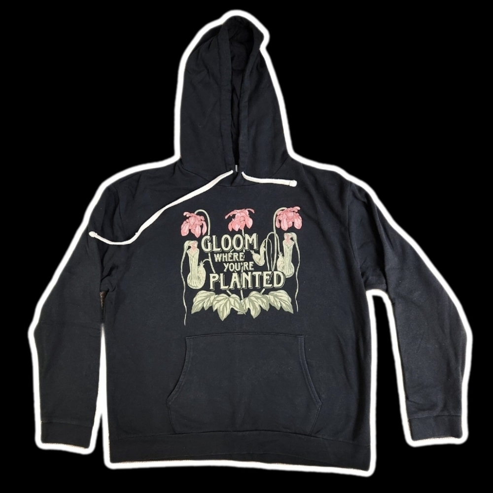 Boredwalk Black Gloom Where You're Planted Hoodie 2XL